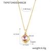 Chic Style Jewelry Set with Interchangeable Zircon - Unique Copper Design