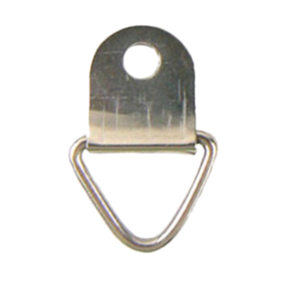 Hot 20pcs Triangle D-Ring Hanging Oil Painting Mirror Frame Hanger Photo Wall Hook Brass Picture Wall Mount Hanger Hook Ring
