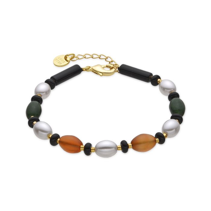 Bracelet - Luxenter - Coepil - Onyx - Or Jaune 18k - 6,5 Mm De Largeur