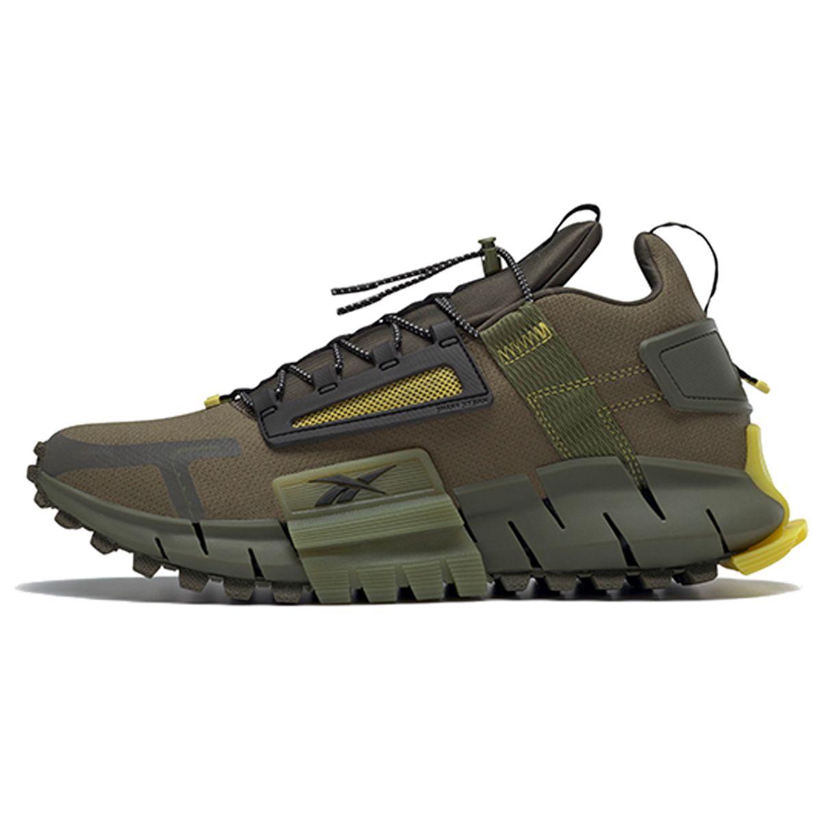 

Reebok Zig Kinetica Edge Army Green Женские кроссовки Black Utility-Yellow FV3836