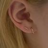 14K Slit Wave Piercing