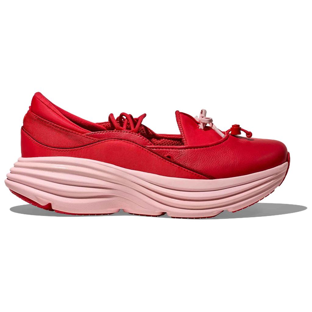 HOKA Bondi Mary Jane Cerise Rose Tea Men Sneakers Red 1171546-CRSRS
