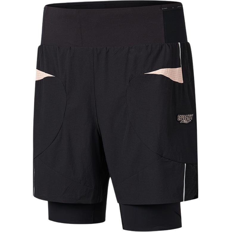 

Saucony Nathan Bell Series Running Training Fashion Soft Comfortable Casual Sports Shorts Unisex shorts Black SA2259DP41C-BK001 2XL