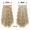 6-Piece Curly Clip-in Hair Extensions Set - Water Wave Volume Boost with 16 Clips
