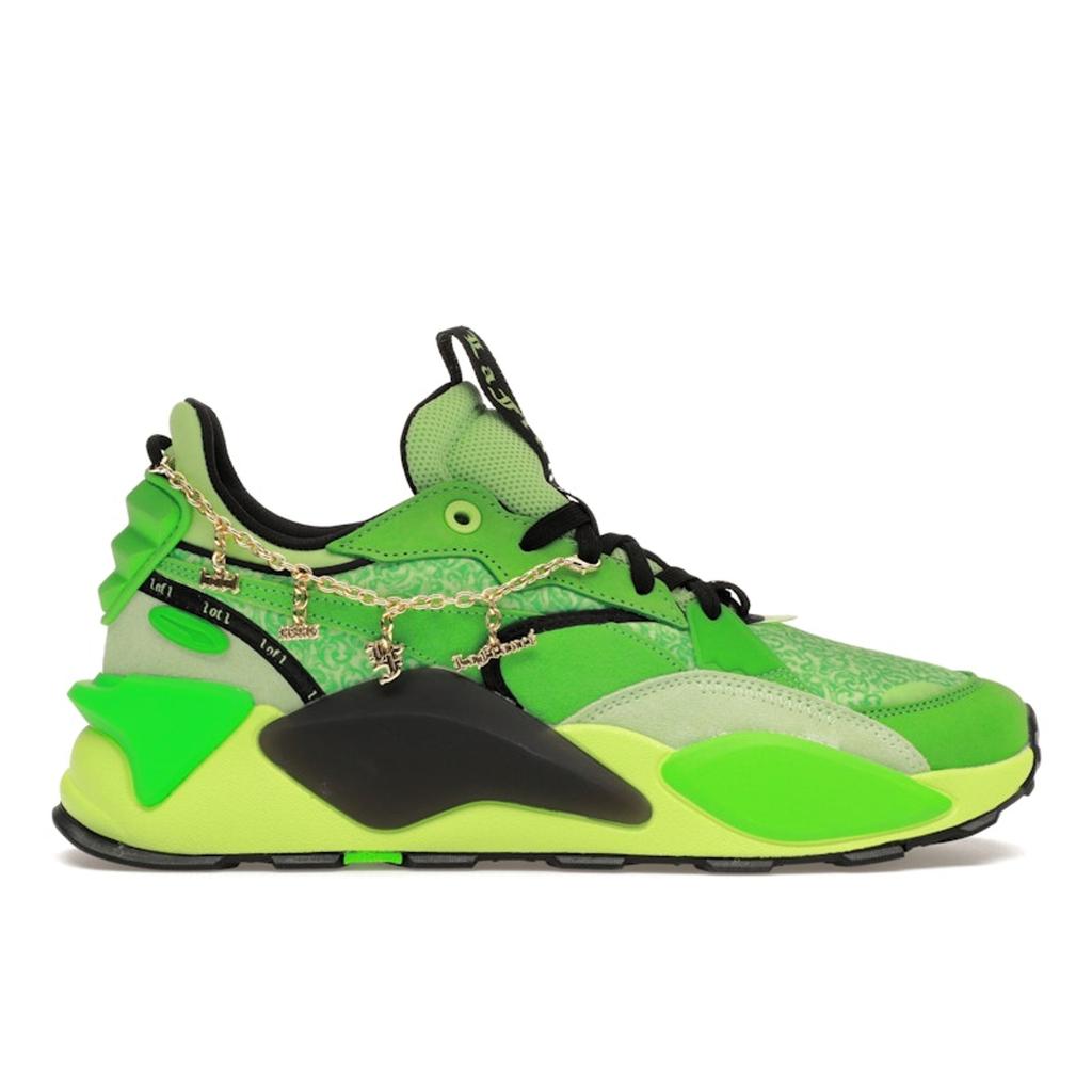 LaFrancé x Puma RS-XL FOREVER.RARE Men Sneakers Green Spring-Fern Black 395032-01