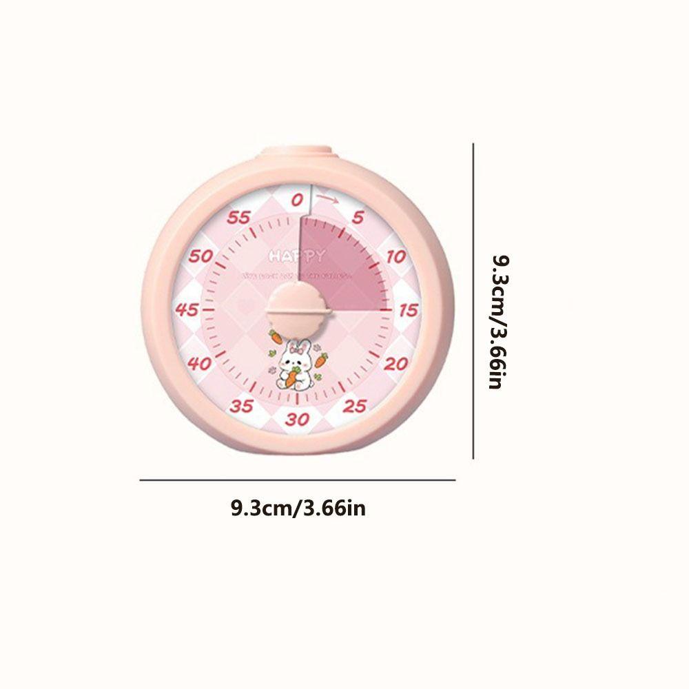 Multifunctional Visual Timer Silent Operation Kitchen Timer Countdown Alarm Clock  Study Tool