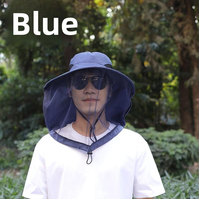 Outdoor Mosquito Net Hat With Sun Protection For Fishing Enthusiasts