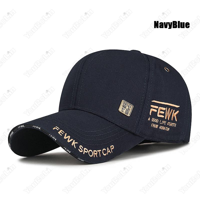 

Unisex Letters Embroidery Cotton Adjustable Baseball Cap Sun Hat Trucker Caps темно-синий