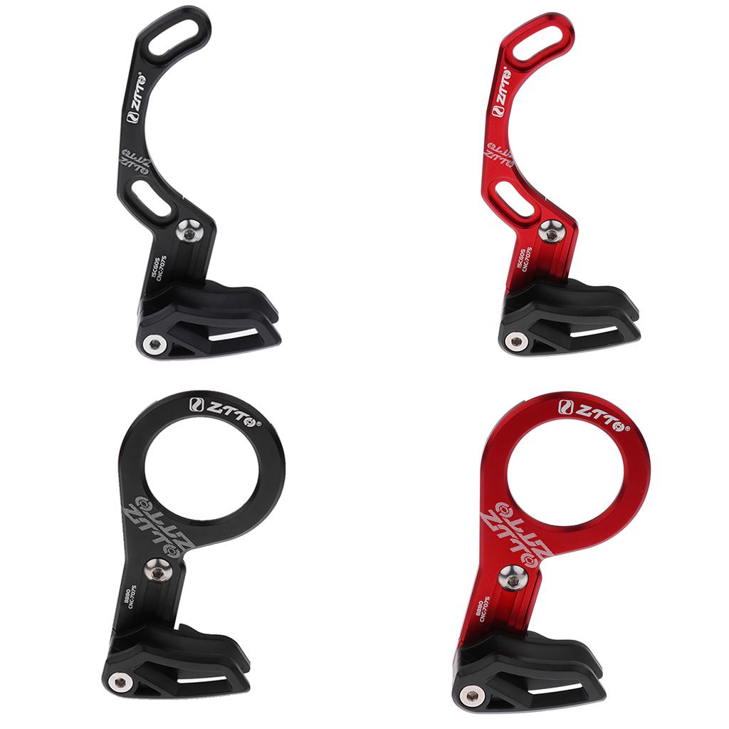 Fahrradkettenführung MTB Leicht Einstellbarer Kettenspanner für 30 40T Narrow Wide Single Ring ISCG