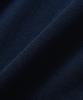 KNITTED Cotton Roll Raglan Round Knit Navy