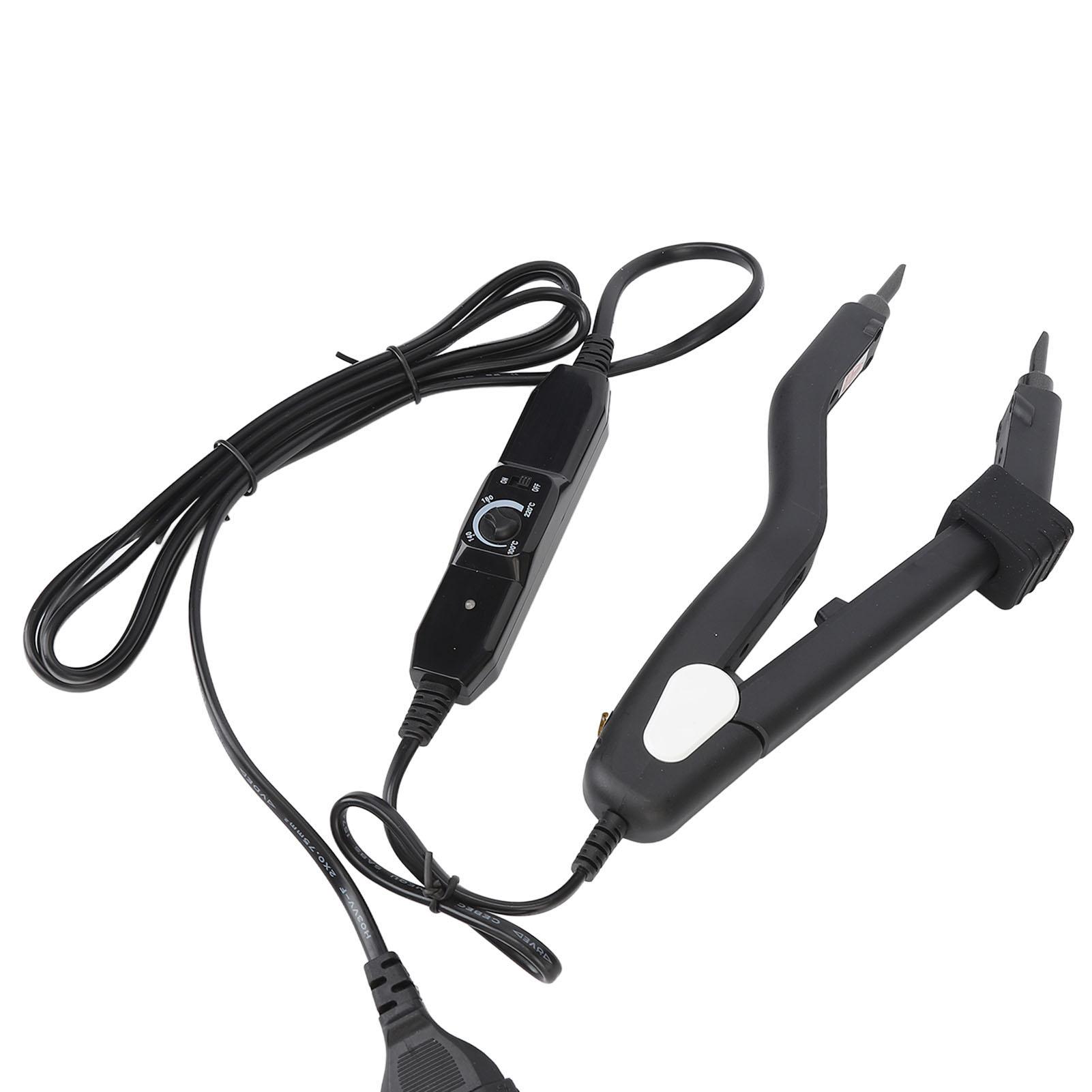 

Инструмент для наращивания волос с регулируемой температурой, соединительный утюжок для волос с кератиновым покрытием