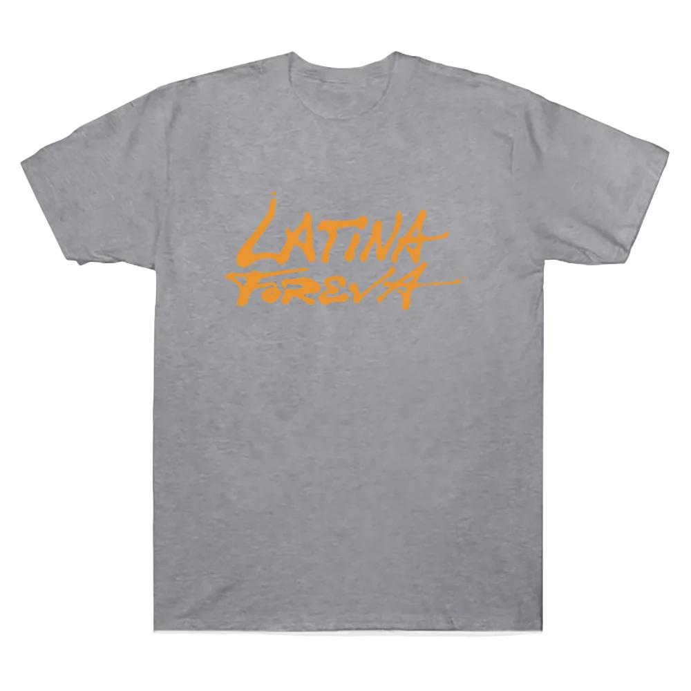 Latina Foreva Tee Karol G Merch Tshirts Casual Women Unisex Long Sleeve Top O Neck Cotton Clothes High Street Loose Casual T Shirt