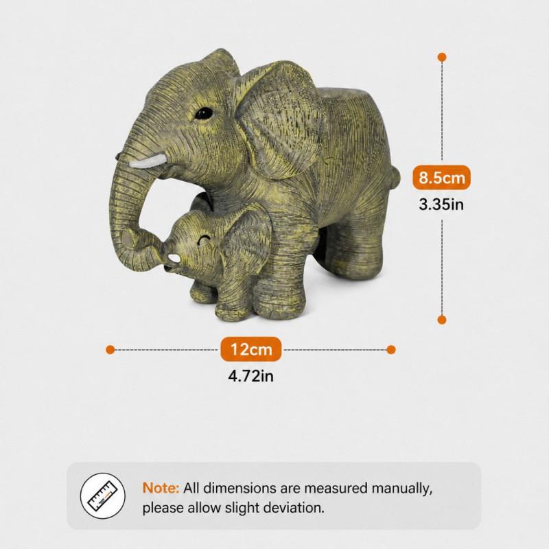 Creative Elephant Plant Pot Resin Garden Decor For Outdoor Yard And Balcony