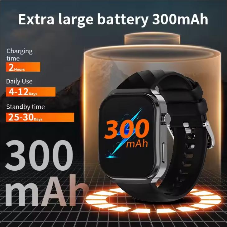 2025 New AI Healthy Diagnose Smart Watch Blood Lipid Uric Acid Bluetooth Call Blood Pressure Health Smartwatch Men Women