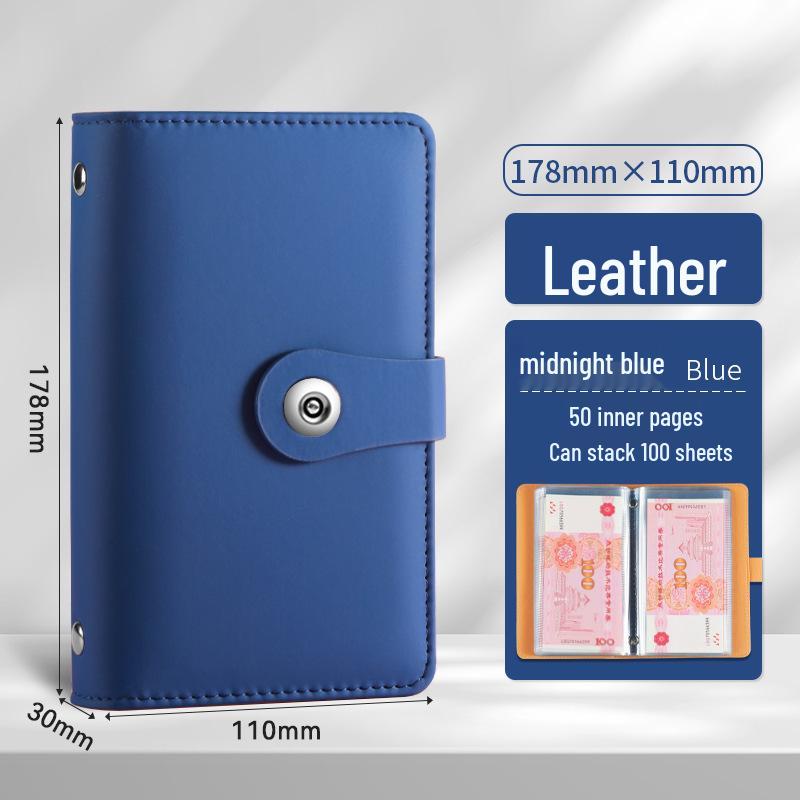 2024 Large Capacity Cash Savings Book with Password Lock - Portable Financial Management and Receipt Storage