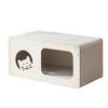 Cat Scratcher House Corrugated Cardboard Scratchable Scratch Box for