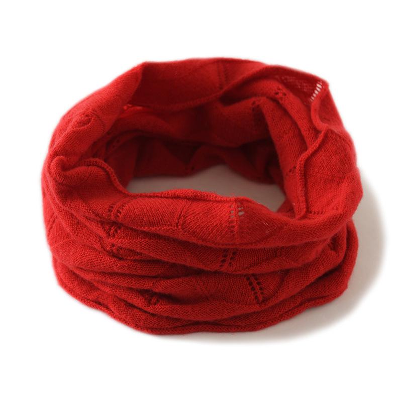 Super Soft Cashmere Snood - Women's Warm Knitted Neck Warmer for Autumn/Winter