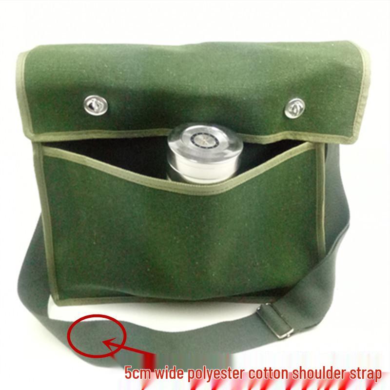 Extra Large Wear-Resistant Canvas Electrician Tool Bag with Shoulder Strap - Multifunctional Repair Bag