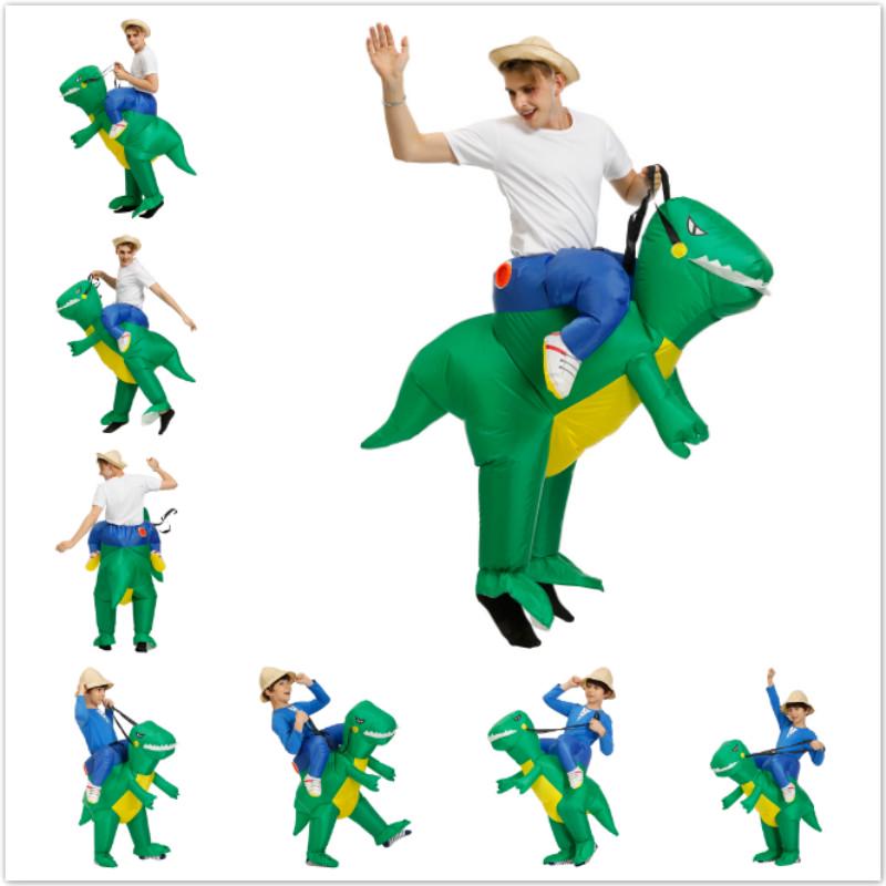 Adult Inflatable Children Dinosaur Halloween Costume Fancy Dress Outfit Cosplay