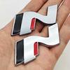 HWCB2 3D Metall Auto Styling N Logo Plakette Heckklappe Kofferraum Emblem Aufkleber Decal Für Hyundai i20 i30 Sonata Kona Elantra Tuson Zubehör