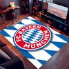 1pc FC Bayern München logo Print Area Rug - Soft,Washable Non-Slip Indoor Mat for Office Chairs,Living Room,Home Office Decorative Rug