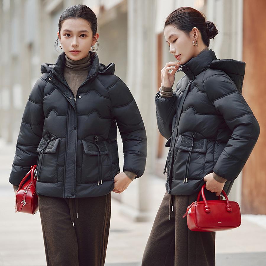Winter Warm Fleece Coat for Middle-Aged Moms, Thick Cotton Jacket for Women, Fashion Overcoat for Senior Ladies
