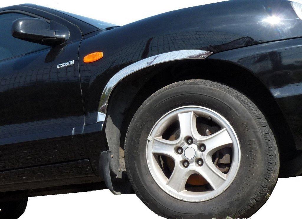 

Накладки на арки (4 шт, нерж) для Hyundai Santa Fe 1 2000-2006 гг