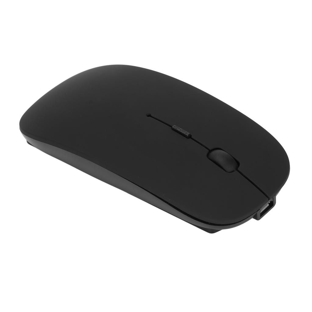 Wireless Mouse 2.4GHz Connection Mute Click High Sensitivity Optical Tracking Gaming MouseBlack