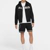 Jordan Paris Saint-Germain Basketball Breathable Mid-Waist Shorts Men Bottoms Black CK9766-010
