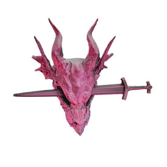 Ručně vyráběná sponka do vlasů s lebkou draka, plastová s hladkým povrchem, retro vlasový doplněk na svatby, narozeniny, večírky, Halloween