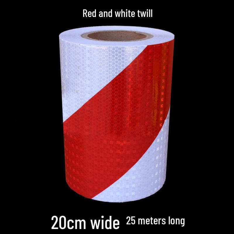 5cm Black Yellow Reflective Honeycomb Arrow Warning Tape Car Sticker