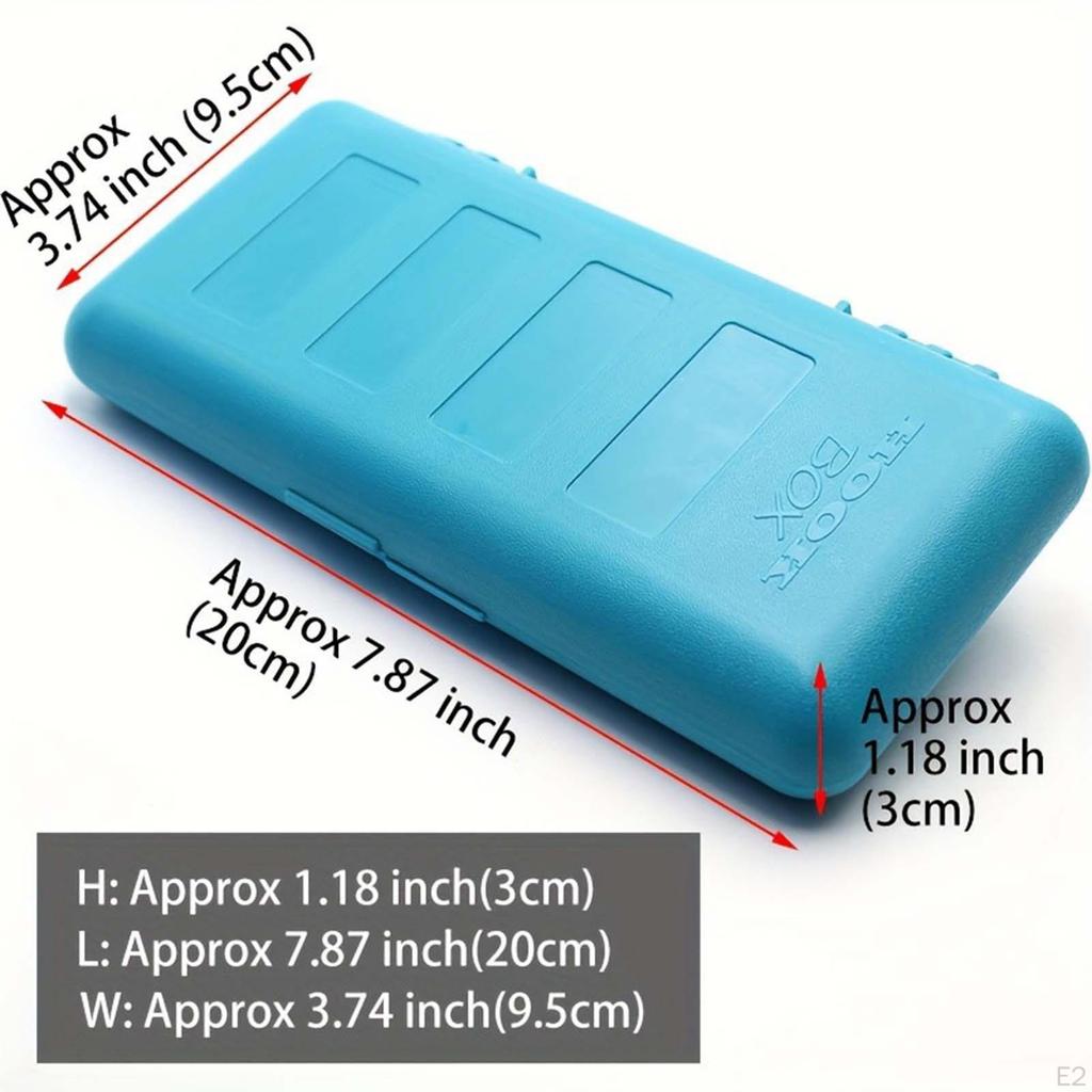 Karpfenangeln Tacklebox Rig Aufbewahrungskoffer Wasserdicht Feeder Haken und Schnur Organizer für