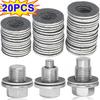 Śruba Uszczelka Korek Spustu Oleju Podkładki Otwór dla Toyota OE90430-12031 12mm Aluminiowe Akcesoria Uszczelka Uszczelniająca Części Silnika