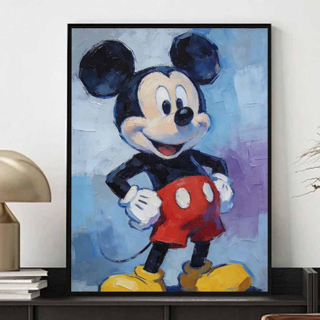Disney Mickey Mouse Diamond Painting Art Kit – DIY Mosaic Home Decor & Gift