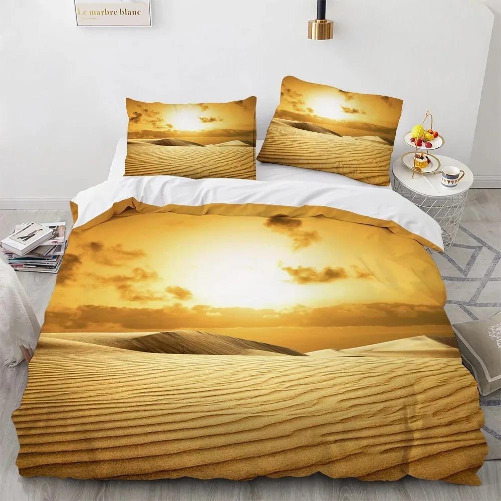 Blue Sky Cloud Duvet Cover Set King Queen Full Size for Kids Boys Girls Polyester Bedding Set Comforter Cover Landscape Pattern