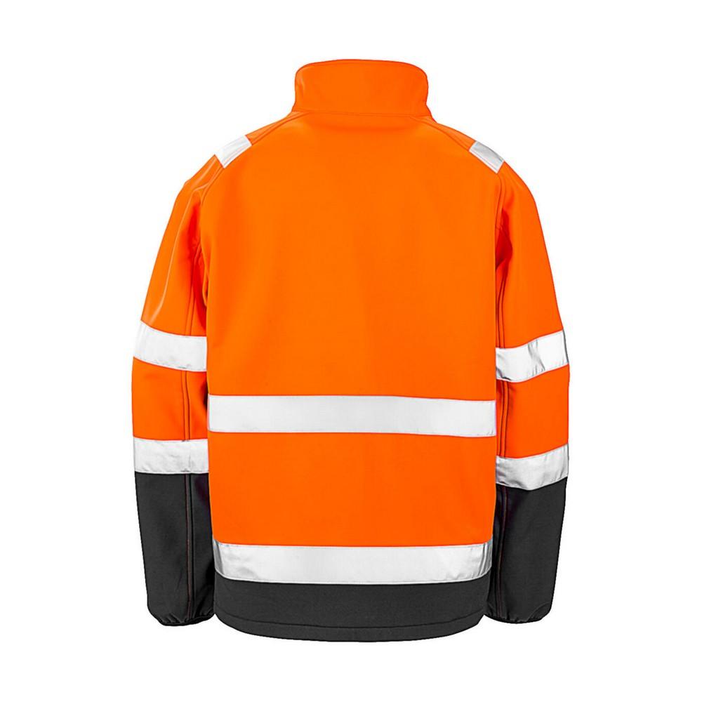 Result Safe-Guard Mens Hi-Vis Safety Soft Shell Jacket