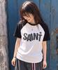 SAINTPAIN Sp Saint Pattern Heavyweight Raglan Short Sleeve Tee White