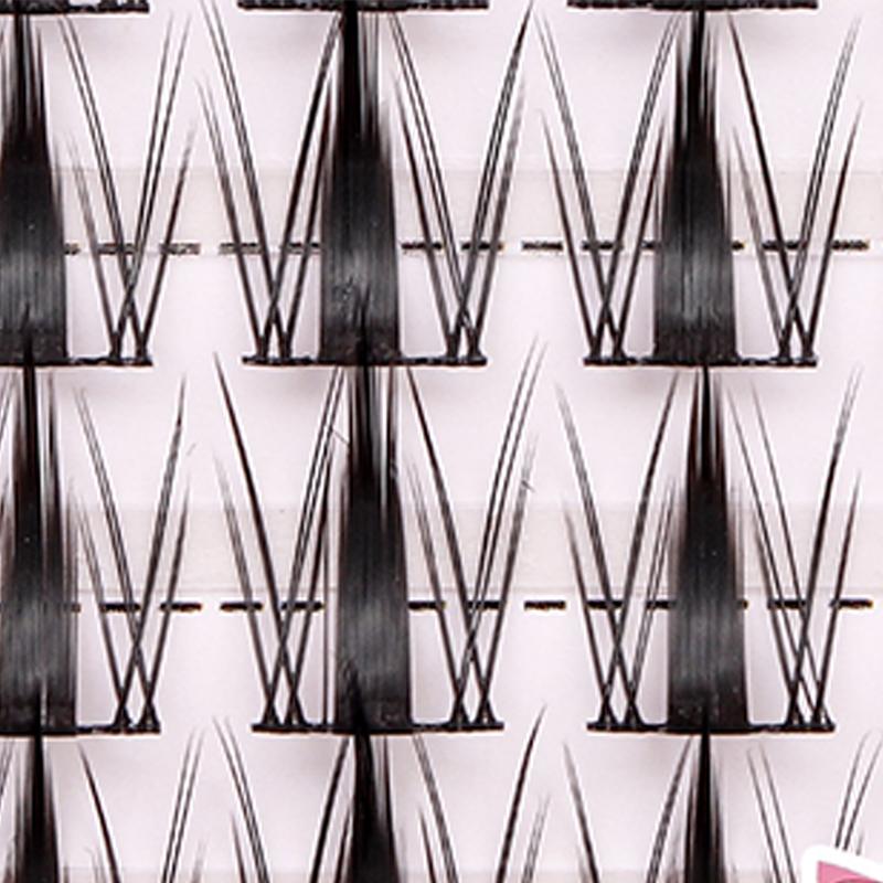 Simulation Rabbit Series False Eyelashes Comic Individual Cluster Reusable Segmented Winged Thick Lash Extension 12Mm Eyelashes