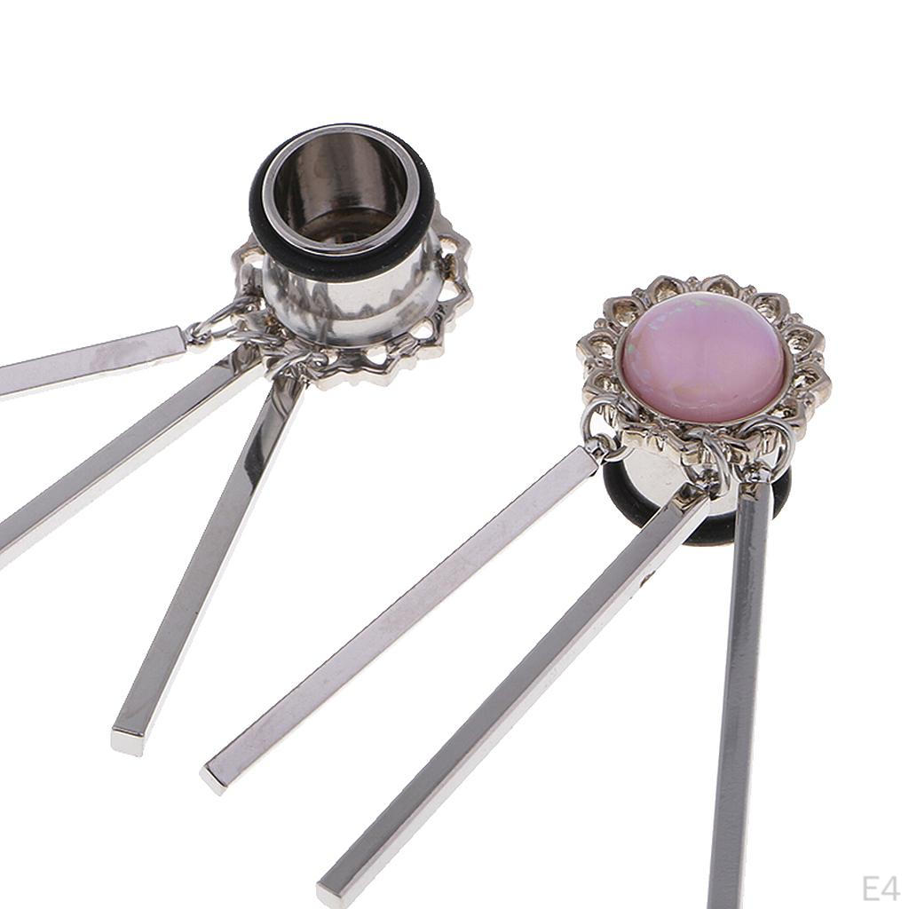 00g Tassel Dangle Ear Tunnels Gauges Stretchers Expander