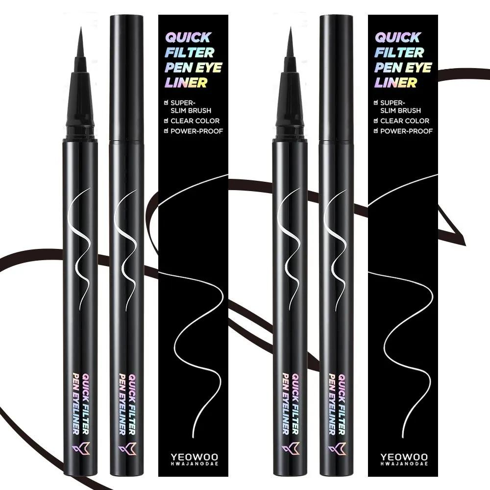 

Yeowoo Hwajangdae Waterproof Quick Filter Pen Eyeliner 0.5g, P1 Blackpresso, 2 pieces