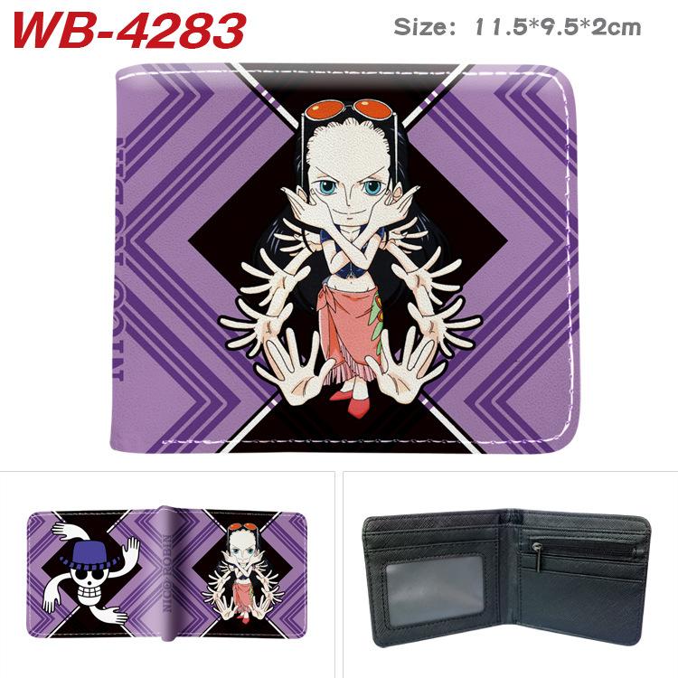 One Piece Anime Wallet Luffy Print Short Folded Card Holder Colorful Coin Purse