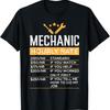 Mechanic Hourly Rate Funny Labor Rates Boys T Shirt - Men's Summer Cotton Graphic Tee