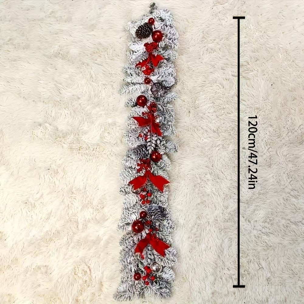 Christmas Wreath For Front Door Red Ball Ornaments Hanging Door Wreath Window Decor Home Party Navidad Christmas Decoration 2025