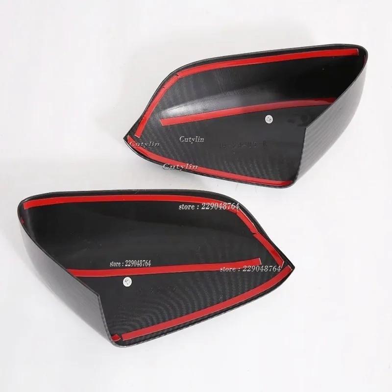 For Chevrolet Cavalier ONIX    Carbon Fiber Door Side Rearview Mirror Cover Trim Overlay Decoration Car Accessoriesc