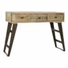 DKD Home Decor-Console DKD Home Decor 130 X 40 X 89 Cm Natural Black Metal Mango Wood