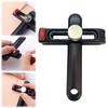 Adjustable Leather Strip Cutting Tool with Clear Scale Leather Strap String Belt Cutter Hand Cutting Tool Craft Leather Tools