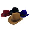 Vintage Western Cowboy Hat Ring Box Flocked Creative Ring Box Jewelry Storage Boxes  Girl