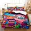 Set Biancheria da Letto Popolare Bad Bunny Stampa 3D Un Verano Sin Ti Copripiumino Piumone Set Letto Regali Taglia USA Singolo Matrimoniale Queen King026