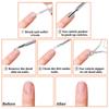 3 Pcs/set Nail Tools Exfoliating Cuticle Three-Piece Double-Headed Stainless Steel Dead Skin Push Household Nail Clipper