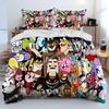 Cuphead E Mugman, Gioco 3D Nuovo Copripiumino Federa Set Biancheria da Letto Adulto Ragazzo Ragazza Decorazione Camera da Letto Bambini Singolo Matrimoniale Grande